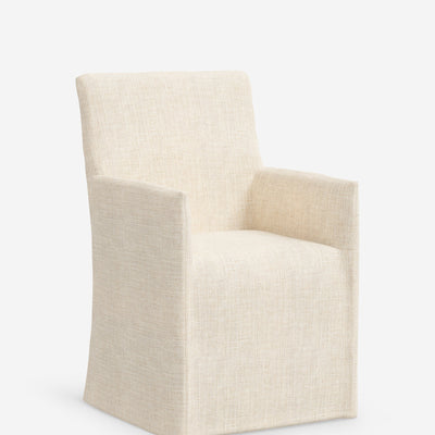 Haddan Slipcover Dining Arm Chair
