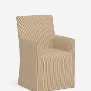 Haddan Slipcover Dining Arm Chair