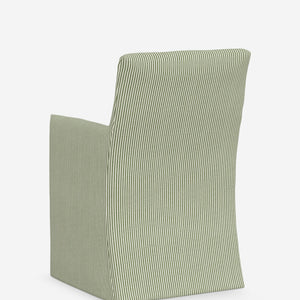 Haddan Slipcover Dining Arm Chair