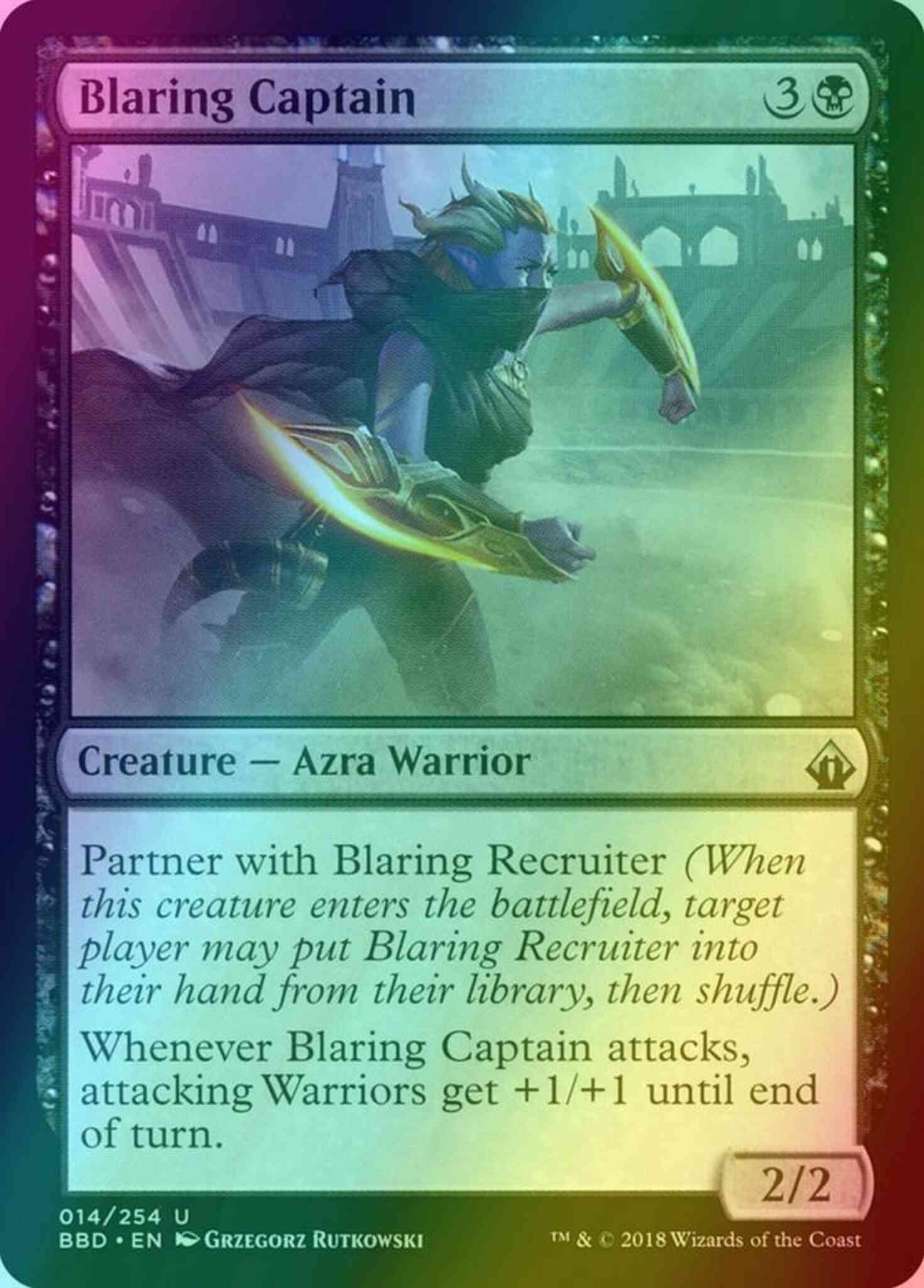 Blaring Captain [14] [Battlebond] [Foil]