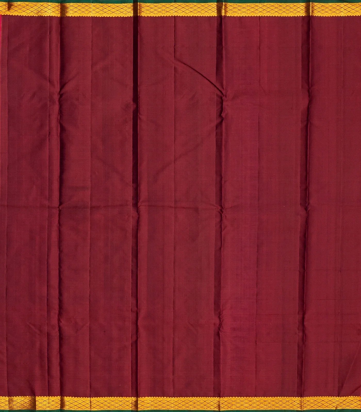 Cyan Handloom Kanchipuram Silk Saree With Floral Buttas