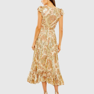 Mac Duggal 9319 High Low Floral Print Formal Dress