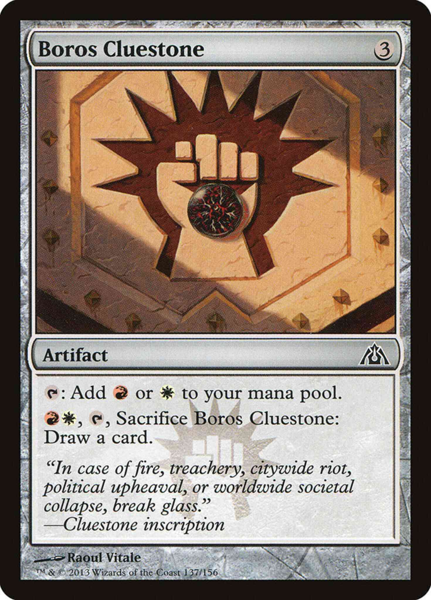 Boros Cluestone [137] [Dragon's Maze] [Non-Foil]