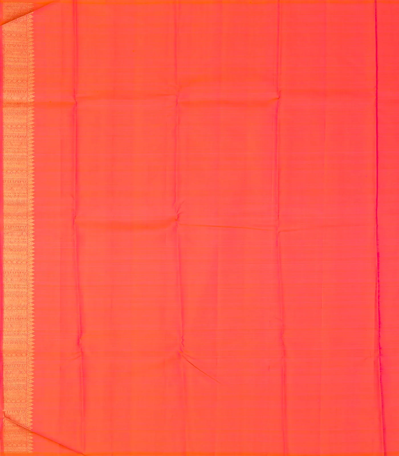 Crimson Handloom Kanchipuram Silk Saree With Mango Buttas