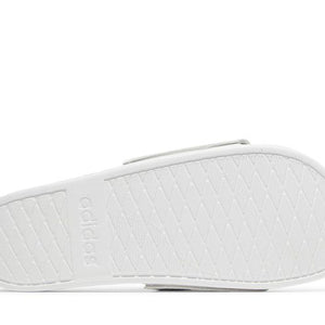 adidas Adilette Comfort Slides Cloud White Core Black Grey Three