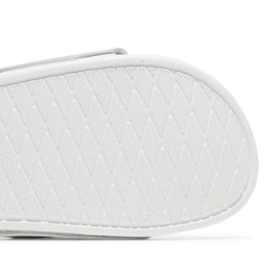adidas Adilette Comfort Slides Cloud White Core Black Grey Three