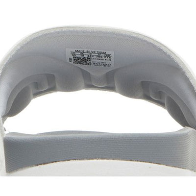adidas Adilette Comfort Slides Cloud White Core Black Grey Three