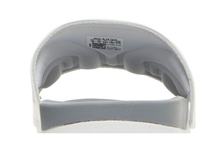adidas Adilette Comfort Slides Cloud White Core Black Grey Three