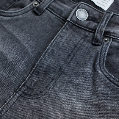 Grey Tapered Fit Jeans