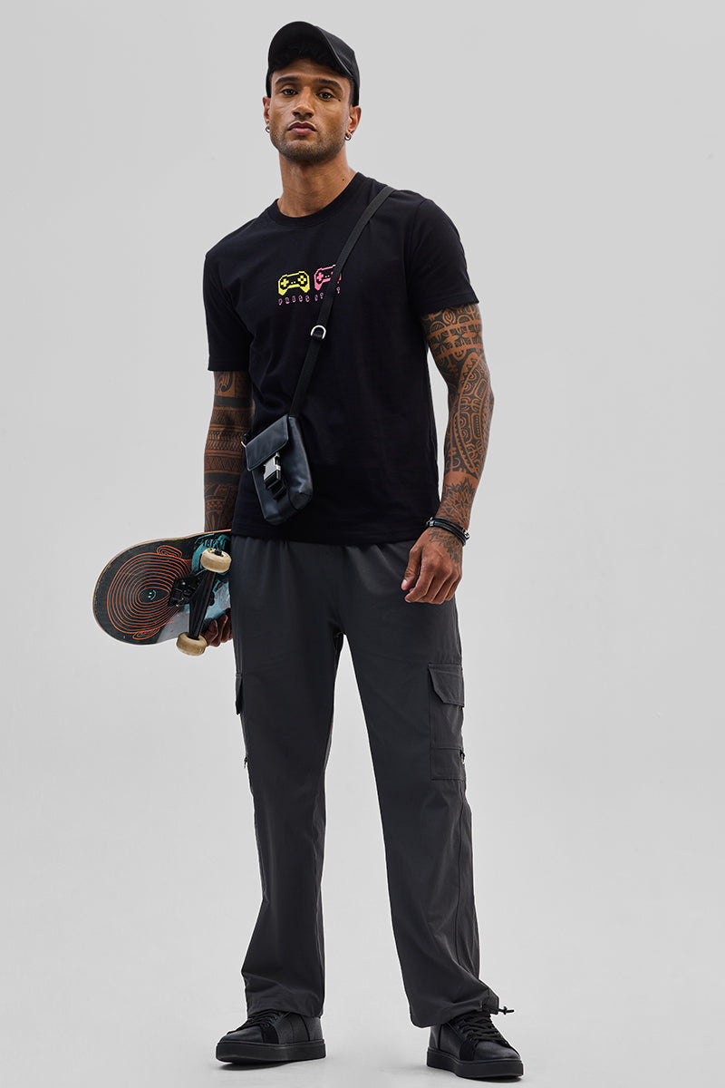 Black Slim Fit T-Shirt