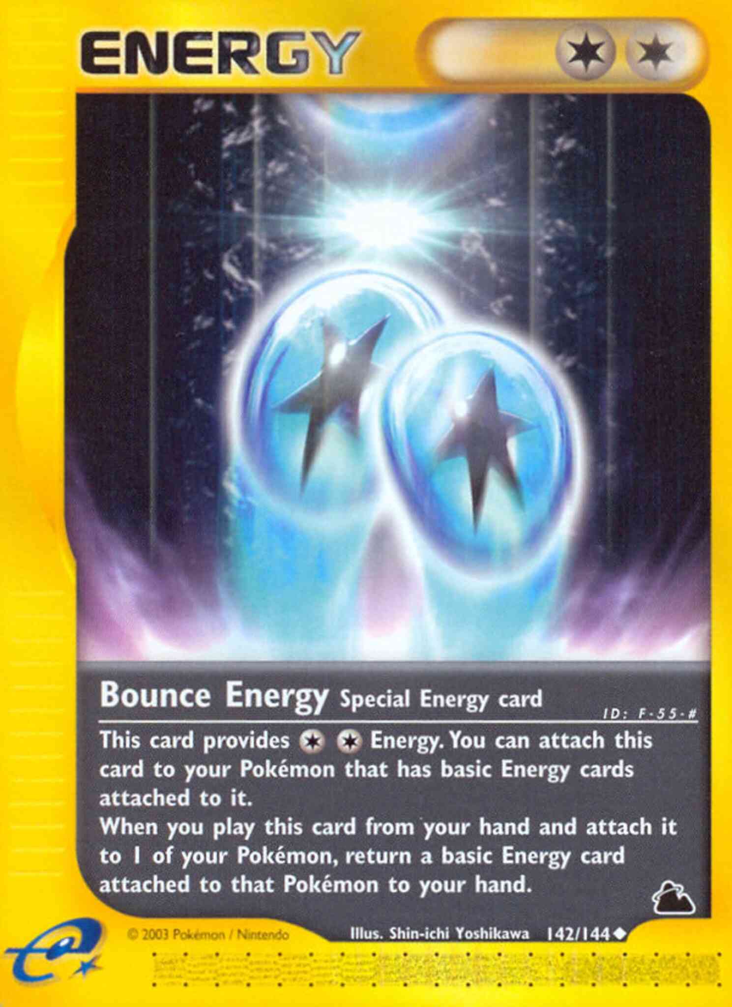 Bounce Energy - 142/144 - Uncommon [ecard3-142] [Non-Holo]