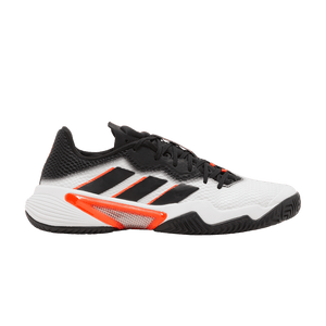 adidas Barricade White Black Solar Red
