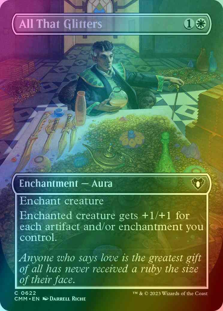 All That Glitters [622] [Borderless] [Commander Masters] [Foil]
