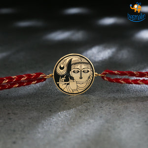 Krishna Metallic Rakhi