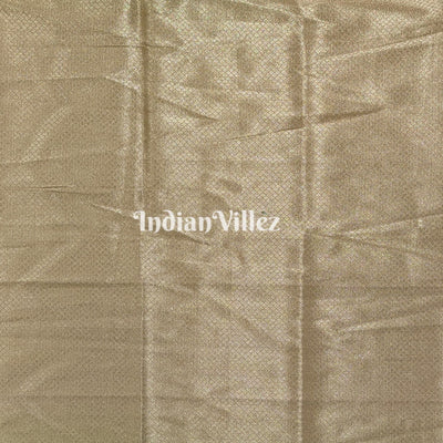 Lavender Orange Zari Woven Banarasi Tissue Saree