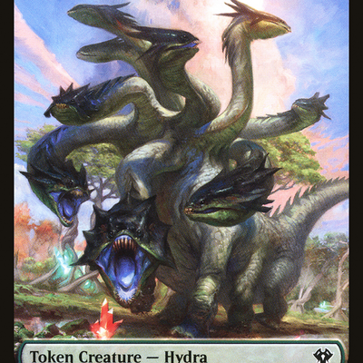 Beast Token (10) // Hydra Token (12) [IKO/C20 Set Symbol] [Commander 2020 Tokens] [Non-Foil]