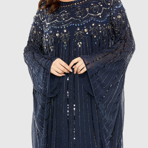 Mac Duggal 93875 Long Sleeve Formal Plus Size Dress