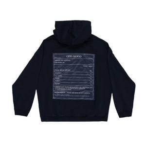 Odd Mood Receipts Hoodie - Black
