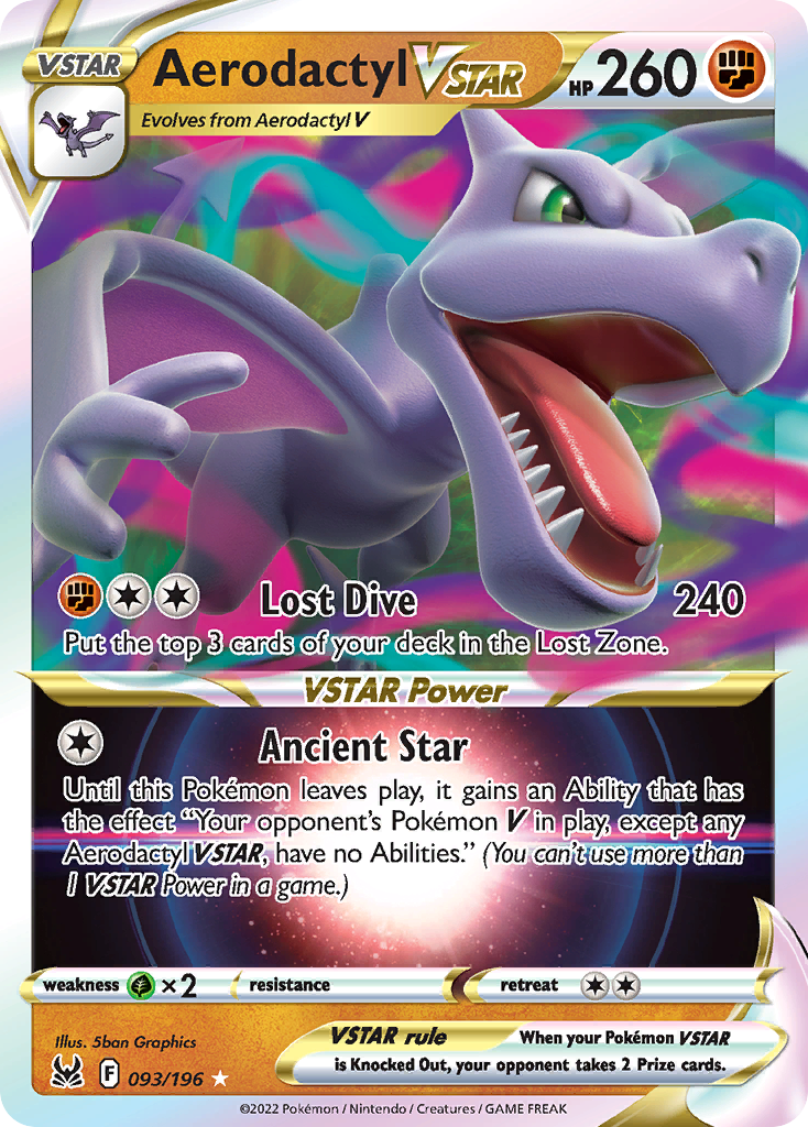 Aerodactyl VSTAR - 093/196 - Rare Holo VSTAR