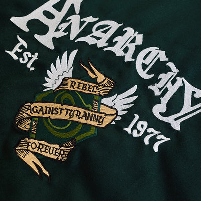 Legends Anarchy Dark Green Varsity Jacket