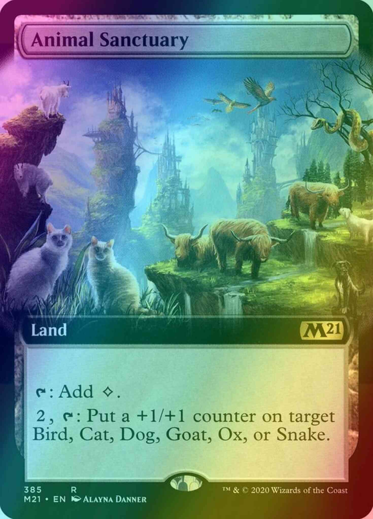 Animal Sanctuary [385] [Extended Art] [Core Set 2021] [Foil]