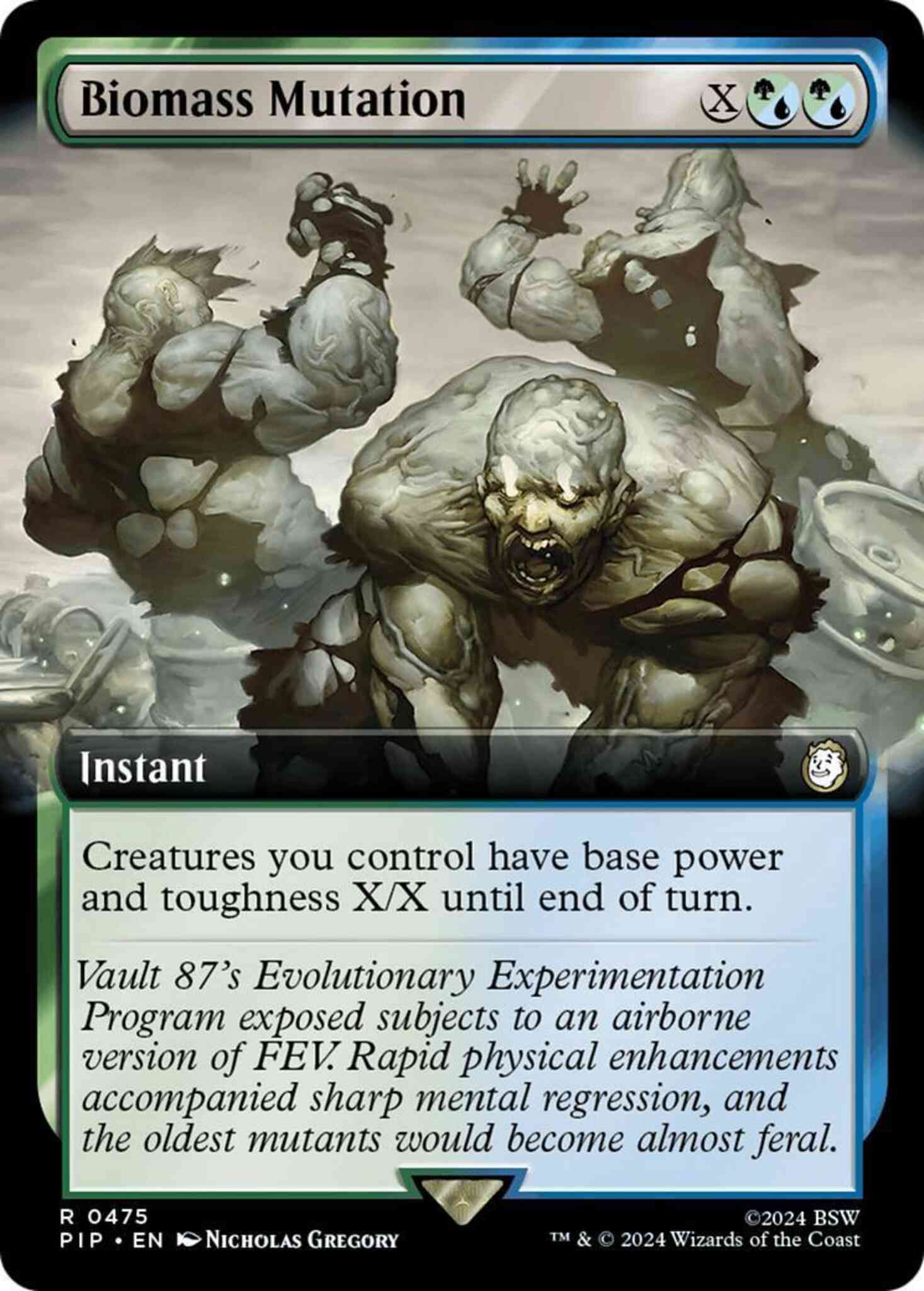 Biomass Mutation [475] [Extended Art] [Fallout] [Non-Foil]