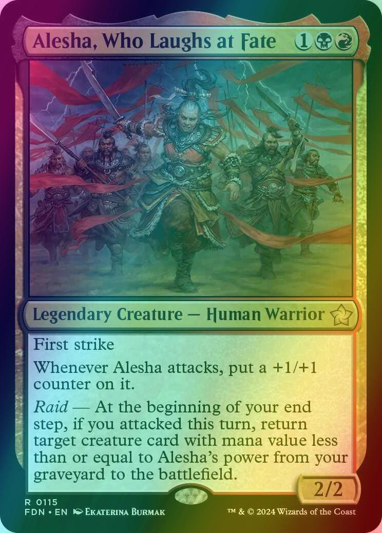 Alesha, Who Laughs at Fate [115] [Foundations] [Foil]