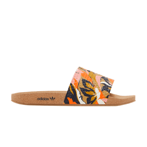 adidas Adilette Cork Slides Legend Ink Orange