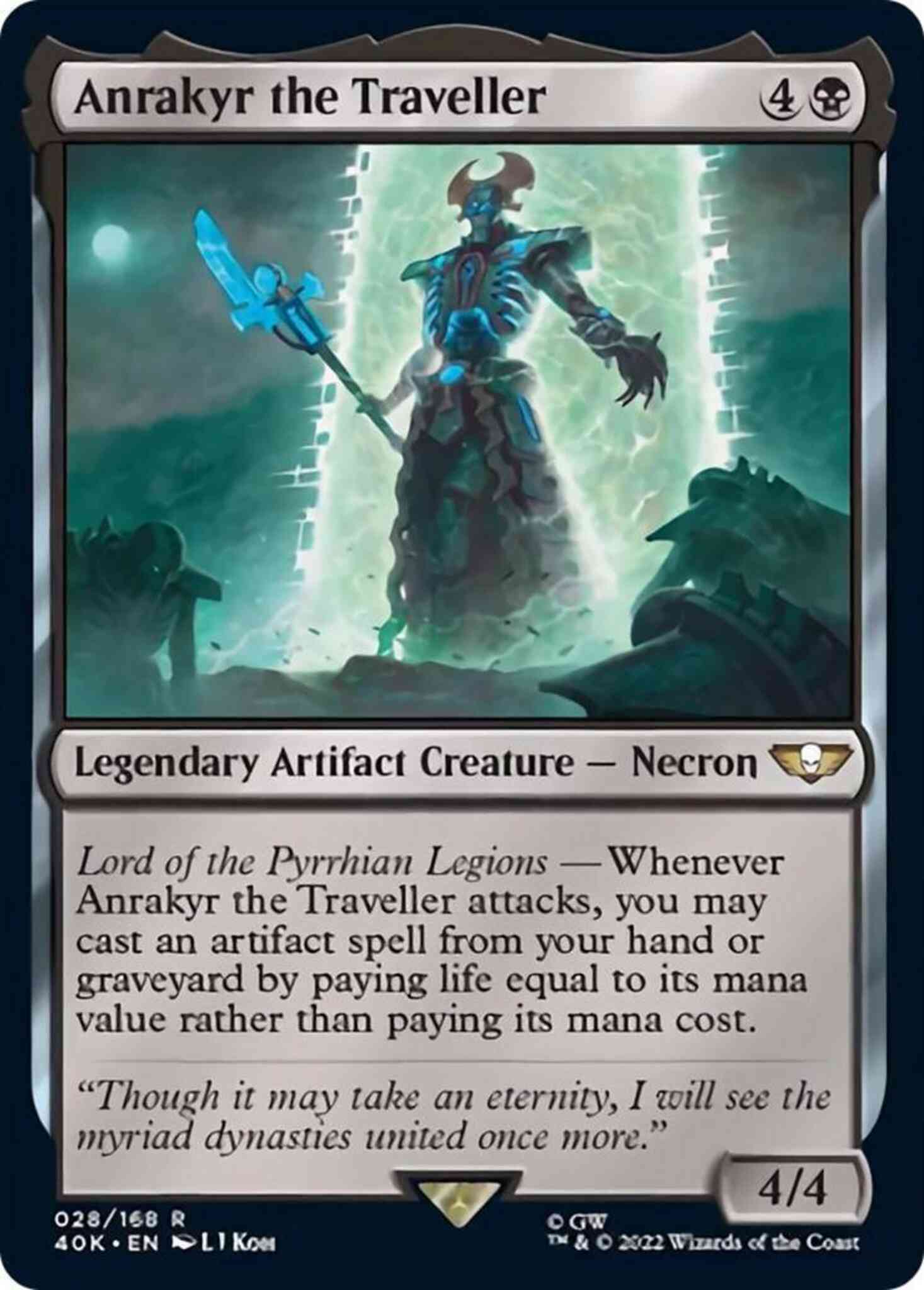 Anrakyr the Traveller [28] [Universes Beyond: Warhammer 40,000] [Non-Foil]