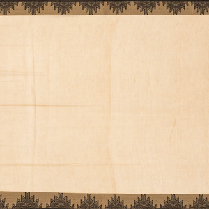 Beige Handloom Bengal Cotton Saree With Temple Border