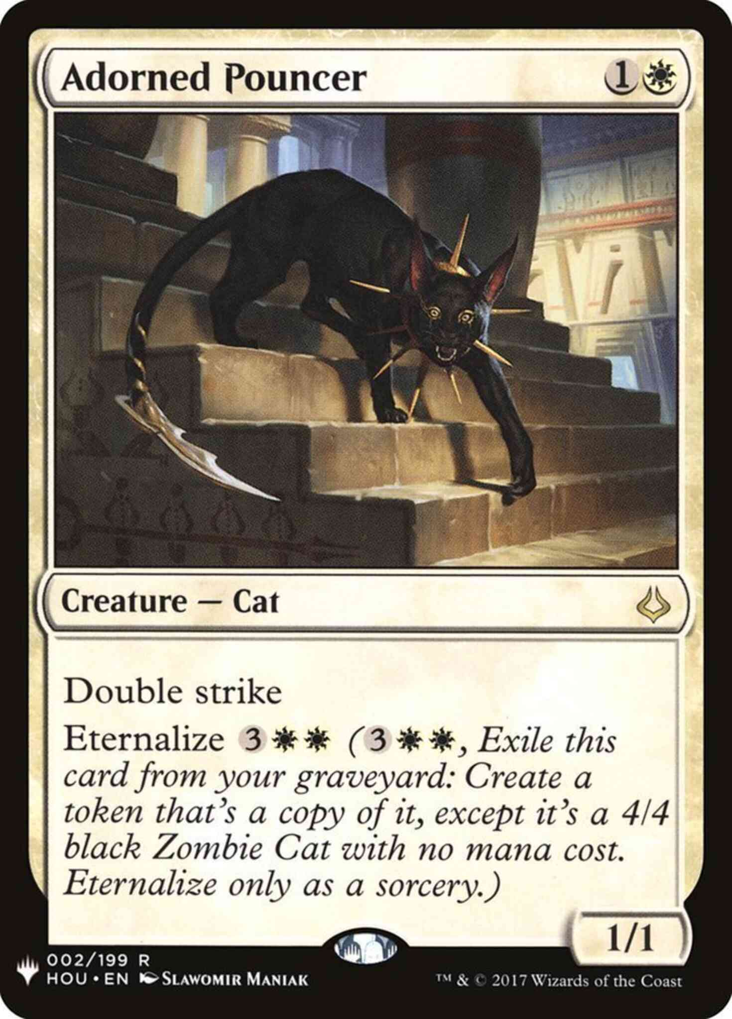 Adorned Pouncer [HOU-2] [The List] [Non-Foil]