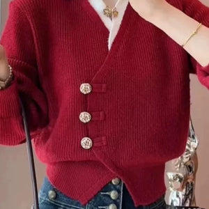 Sofia Statement Tops with Attached Sweater