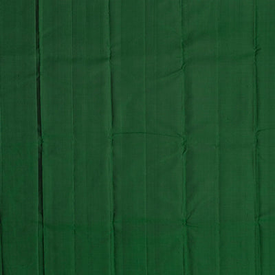 Peach Handloom Kanchipuram Silk Saree With Checks & Buttas