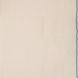 Mint Green Bengal Cotton Saree And Floral Motifs