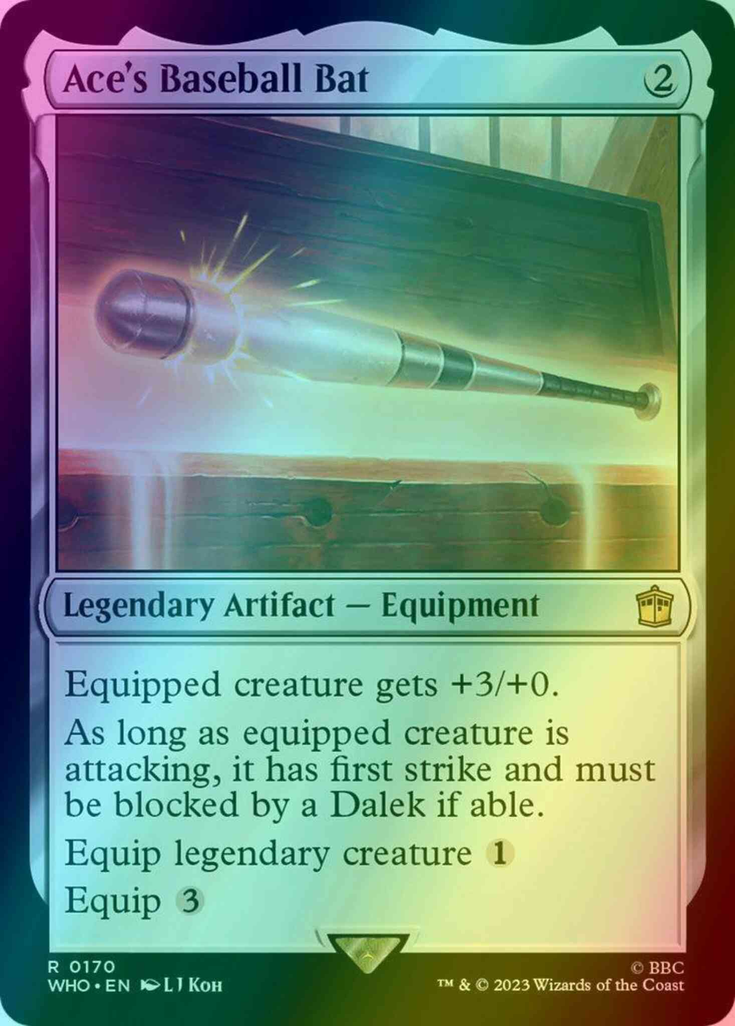Ace's Baseball Bat [170] [Universes Beyond: Doctor Who] [Foil]