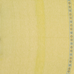 Olive Green Bengal Cotton Saree With Floral Motifs