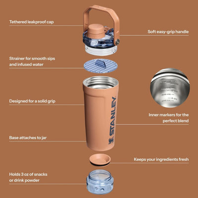 Stanley The Activate Shaker Bottle | 20 OZ Toast