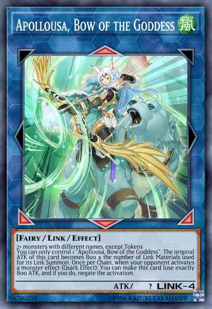 Apollousa, Bow of the Goddess - MAGO-EN041 - Premium Gold Rare - 1st Edition