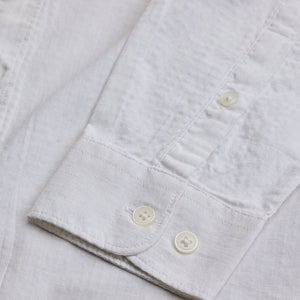 White Self-Design Shirt
