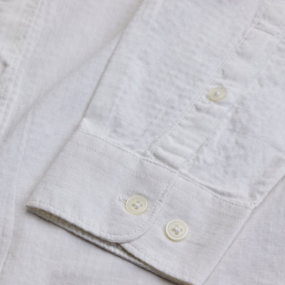 White Self-Design Shirt