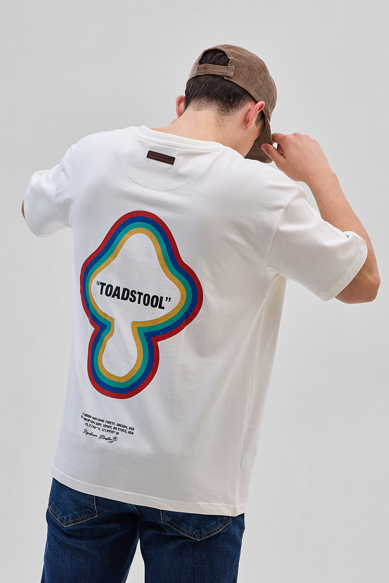 Toadstool White Oversized T-Shirt