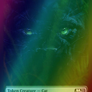 Bird Token (02) // Cat Token (11) [Core Set 2021 Tokens] [Foil]