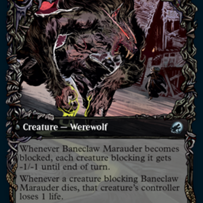 Baneblade Scoundrel // Baneclaw Marauder [289] [Equinox Showcase] [Innistrad: Midnight Hunt] [Non-Foil]