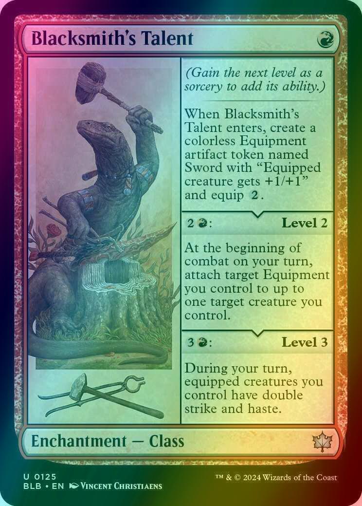 Blacksmith's Talent [125] [Bloomburrow] [Foil]