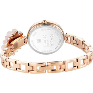 Titan Raga Delight Mother Of Pearl Dial Analog Metal Strap Watch for Women 30mm 95201WM01