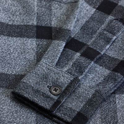 Grey Checks Relaxed Fit Overshirt