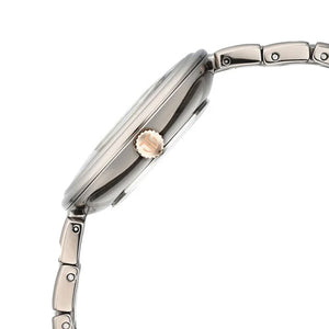 Titan Aura Quartz Analog Titanium Dial With Titanium Stainless Steel Strap Watch for Women 34mm 95240KM01