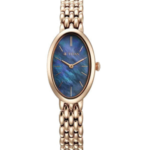 Titan Aura Quartz Analog Mother Of Pearl Dial Stainless Steel Strap Watch for Women 22mm 95246WM01