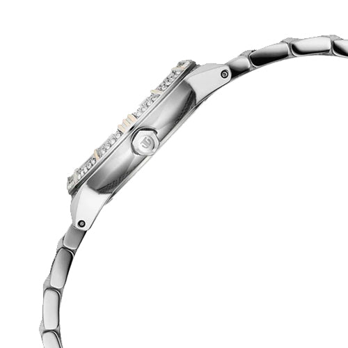 Titan Glamour Quartz Analog Mother Of Pearl Dial Two Toned Stainless Steel Strap Watch For Women 30.5mm 95316KM01