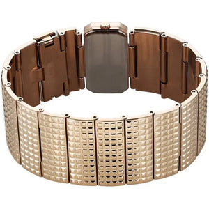 Titan Raga Cocktails Quartz Analog Rose Gold Dial Stainless Steel Strap Watch For Women 29.3mm 95318WM01